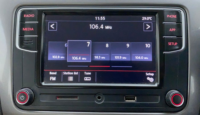 2019 Volkswagen Ameo HIGHLINE PLUS 1.0L 16 ALLOY, Petrol, Manual, 28,387 km, Infotainment System