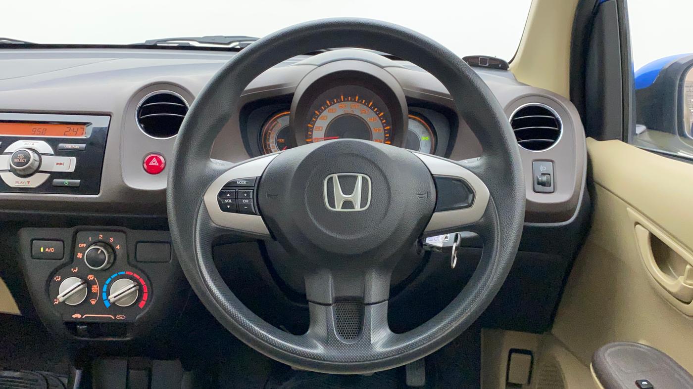 2012 Honda Brio S MT, Petrol, Manual, 44,532 km, Steering Wheel Close Up