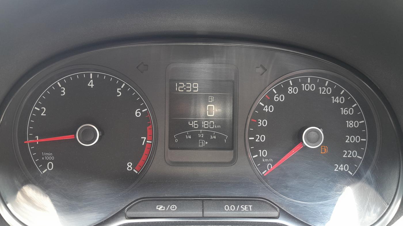2020 Volkswagen Polo COMFORTLINE 1.0L MPI, Petrol, Manual, 46,180 km, Odometer Image