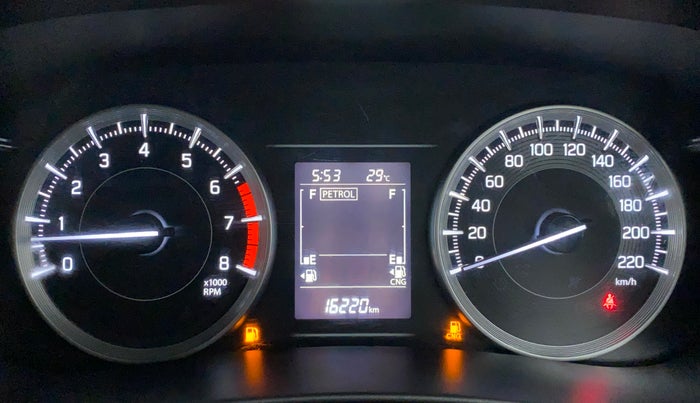 2023 Maruti Baleno DELTA CNG 1.2L, CNG, Manual, 16,220 km, Odometer Image