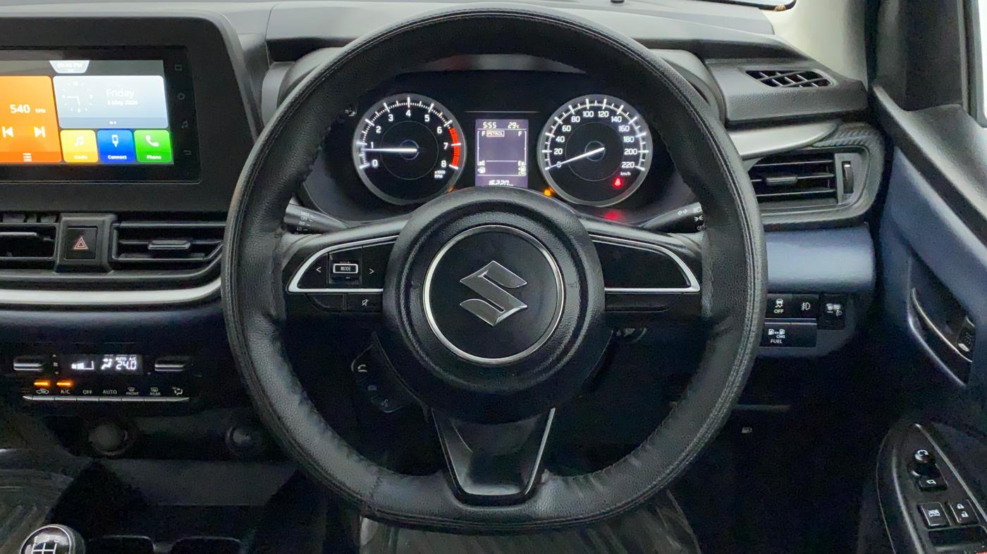 2023 Maruti Baleno DELTA CNG 1.2L, CNG, Manual, 16,220 km, Steering Wheel Close Up