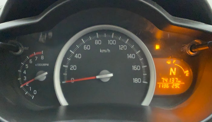 2017 Maruti Celerio ZXI AMT, Petrol, Automatic, 74,404 km, Odometer Image