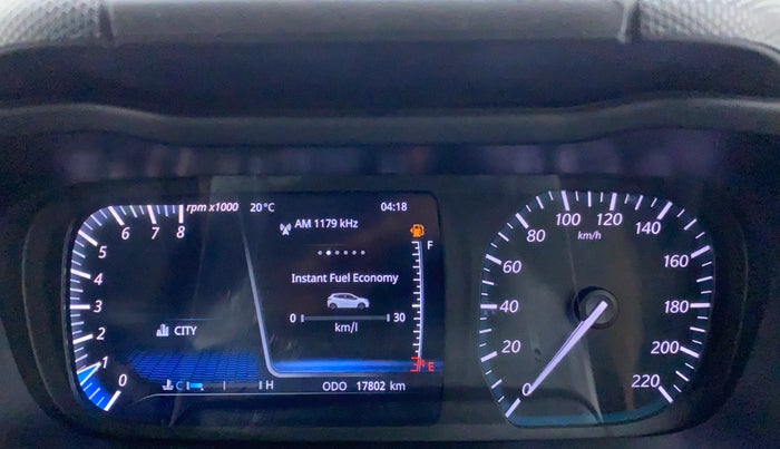 2020 Tata ALTROZ XZ PETROL, Petrol, Manual, 17,780 km, Odometer Image