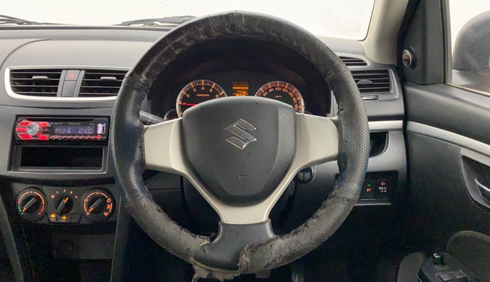2013 Maruti Swift VXI, Petrol, Manual, 85,210 km, Steering Wheel Close Up