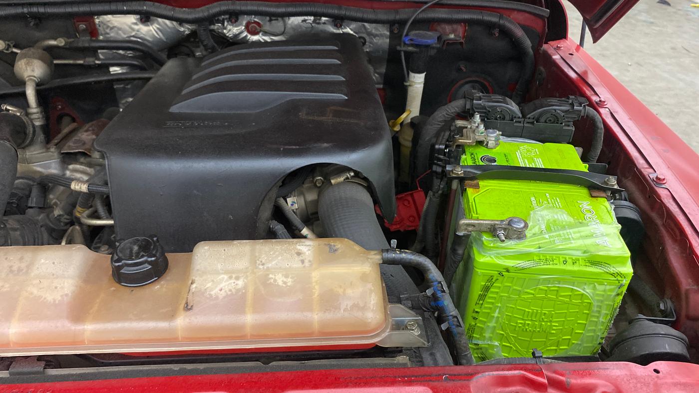 2021 Mahindra Thar LX PETROL HT 4WD AT, Petrol, Automatic, 47,101 km, Engine View - Left