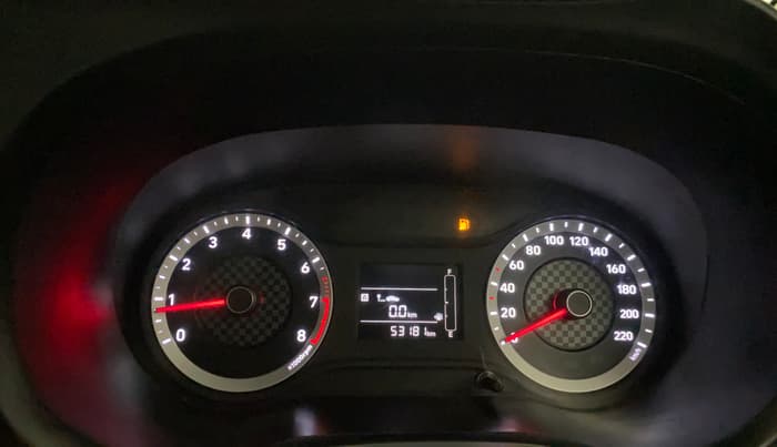 2020 Hyundai AURA S 1.2, Petrol, Manual, 53,162 km, Odometer Image