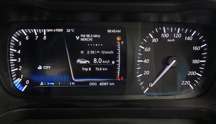 2021 Tata ALTROZ XZ PLUS PETROL DARK EDITION, Petrol, Manual, 40,272 km, Odometer Image