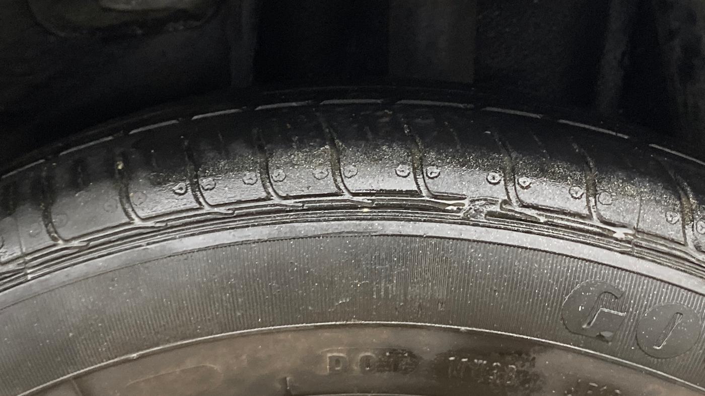 2022 Tata Tiago XZA PLUS PETROL, Petrol, Automatic, 45,404 km, Left Rear Tyre Tread
