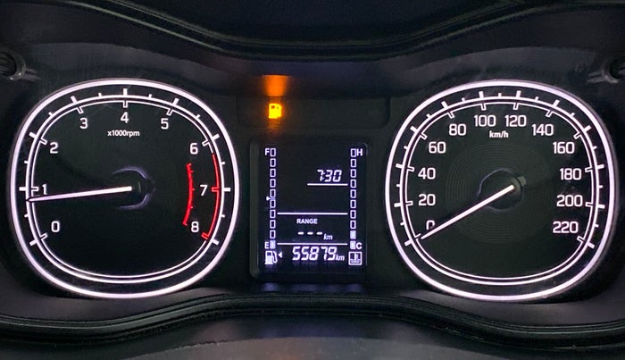 2020 Maruti Vitara Brezza VXI, Petrol, Manual, 55,879 km, Odometer Image