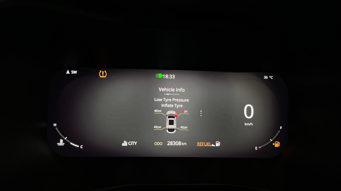2024 Tata Curvv Accomplished S 1.2 Petrol 6MT, Petrol, Manual, 28,402 km, Odometer Image