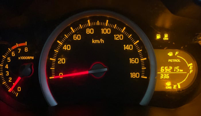 2018 Maruti Celerio VXI CNG, CNG, Manual, 65,207 km, Odometer Image