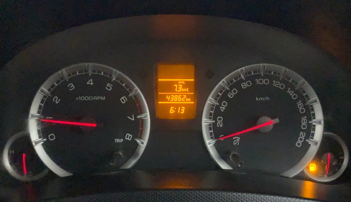 2014 Maruti Swift VXI, CNG, Manual, 44,012 km, Odometer Image