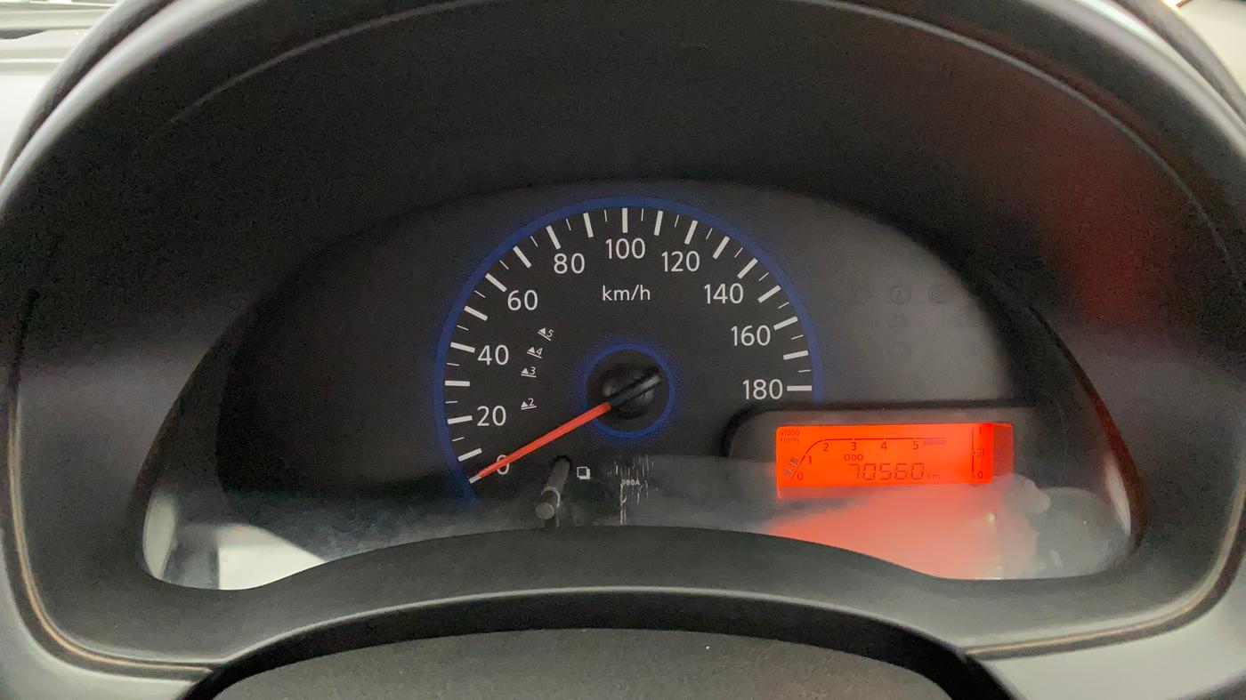2016 Datsun Go T (O), Petrol, Manual, 70,543 km, Odometer Image