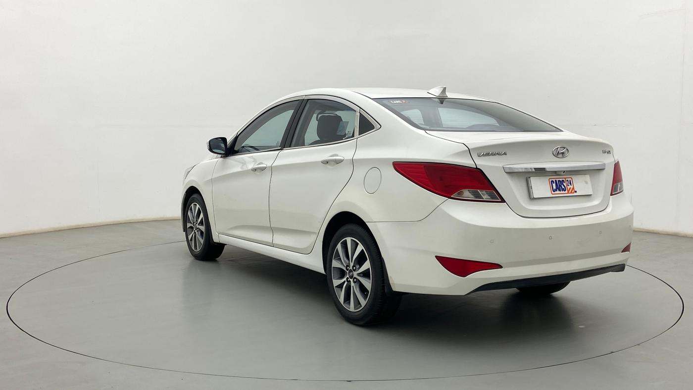 2016 Hyundai Verna FLUIDIC 4S 1.6 VTVT SX, Petrol, Manual, 80,014 km, Left Back Diagonal