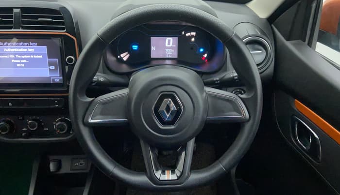 2021 Renault Kwid CLIMBER 1.0 AMT (O), Petrol, Automatic, 7,890 km, Steering Wheel Close Up
