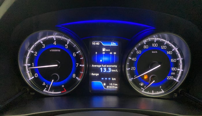 2017 Maruti Baleno ALPHA PETROL 1.2, Petrol, Manual, 85,567 km, Odometer Image