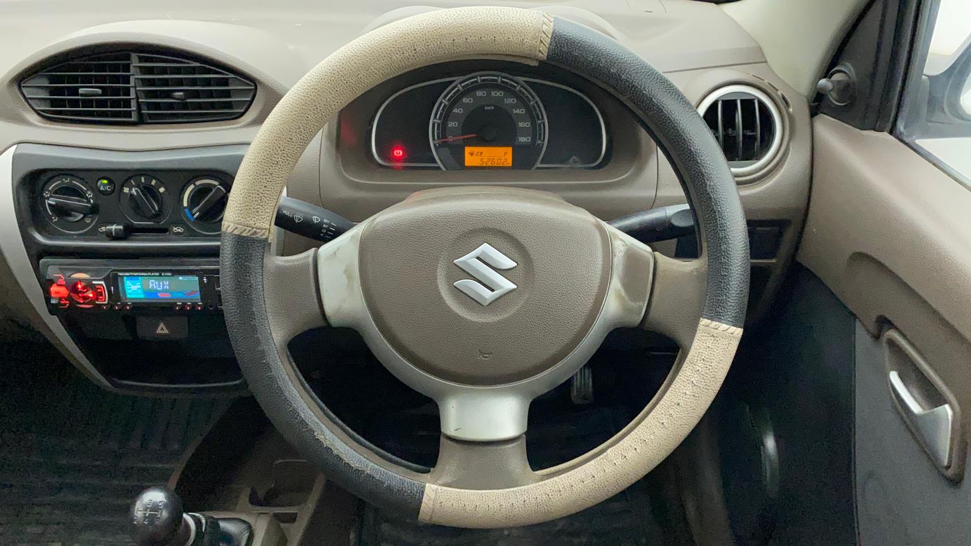 2012 Maruti Alto 800 LXI, Petrol, Manual, 52,602 km, Steering Wheel Close Up