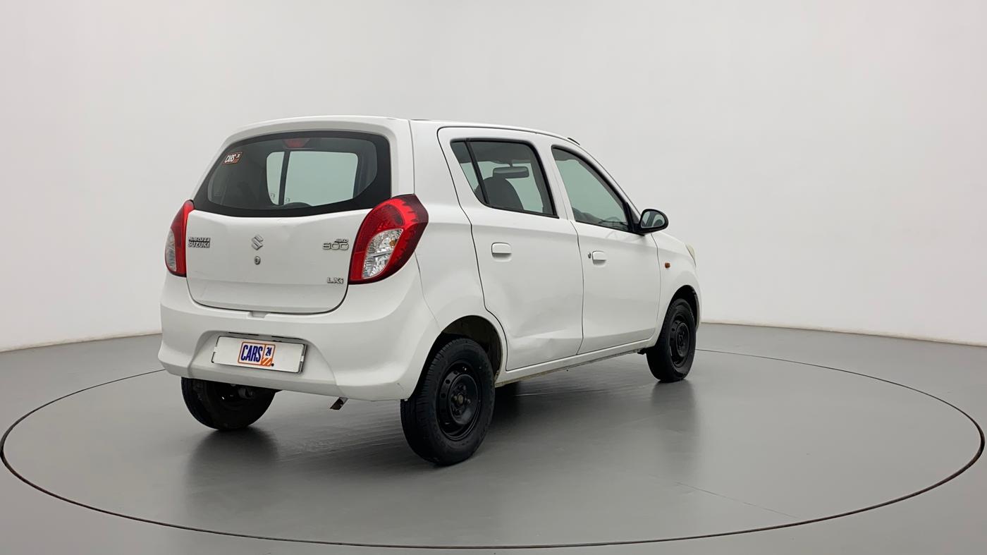 2012 Maruti Alto 800 LXI, Petrol, Manual, 52,602 km, Right Back Diagonal