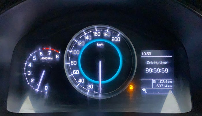 2017 Maruti IGNIS DELTA 1.2, Petrol, Manual, 69,714 km, Odometer Image