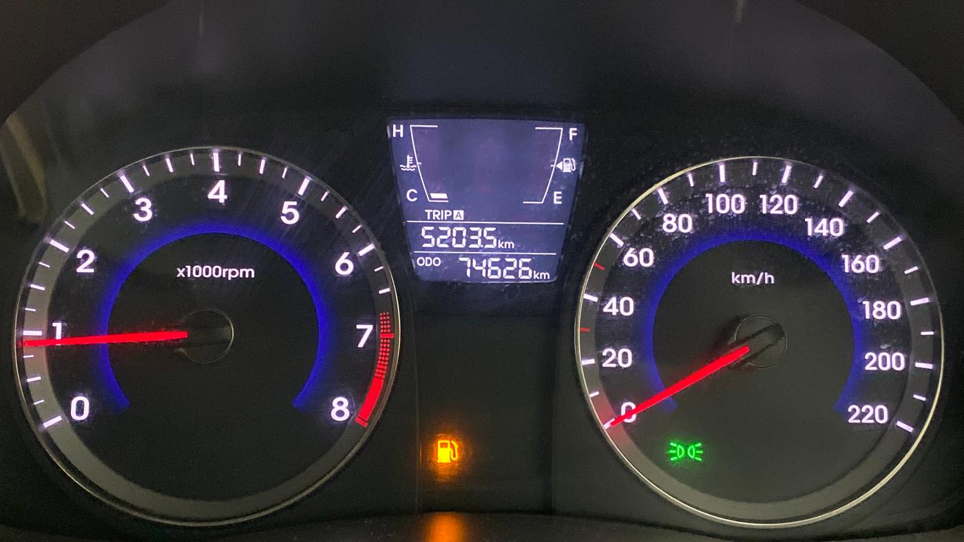 2014 Hyundai Verna FLUIDIC 1.4 VTVT CX, Petrol, Manual, 74,895 km, Odometer Image