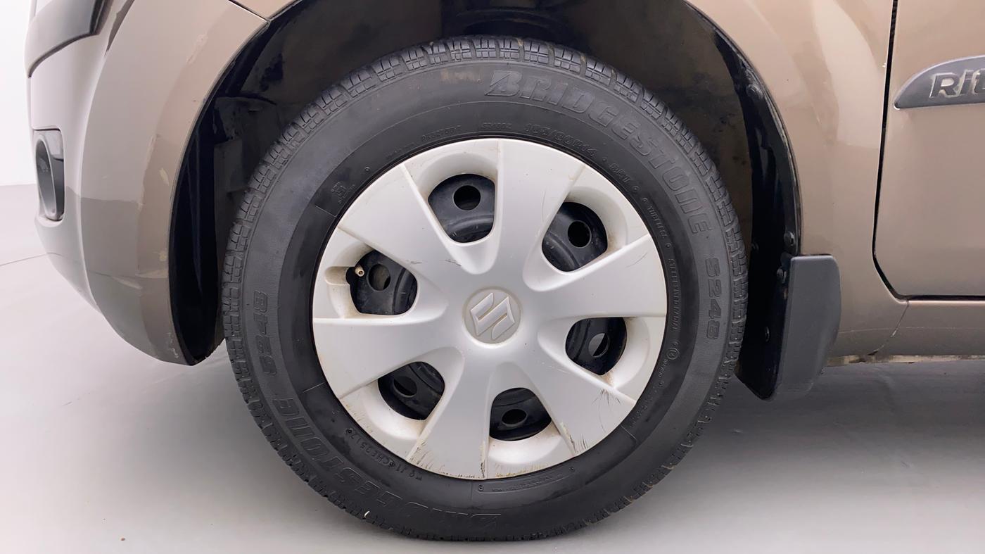 2012 Maruti Ritz VXI, Petrol, Manual, 80,315 km, Left Front Wheel