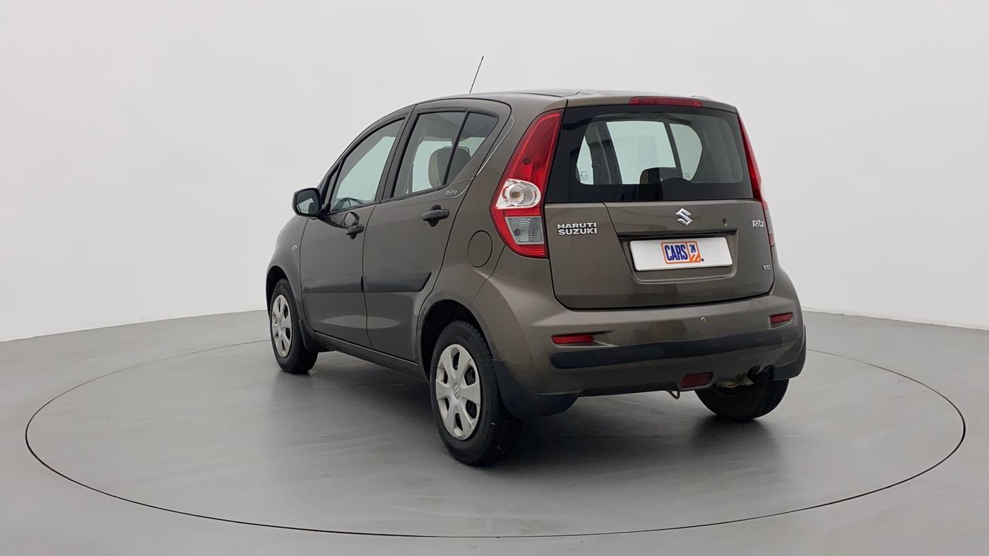 2012 Maruti Ritz VXI, Petrol, Manual, 80,315 km, Left Back Diagonal