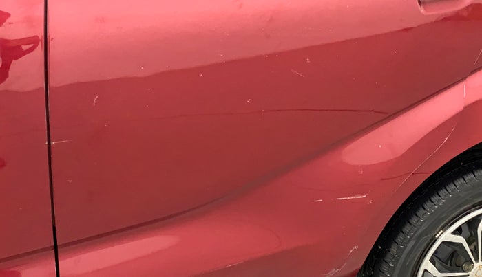 2018 Datsun Redi Go S 1.0 AMT, Petrol, Automatic, 30,777 km, Rear left door - Slightly dented