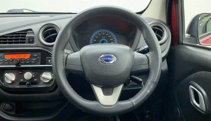 2018 Datsun Redi Go S 1.0 AMT, Petrol, Automatic, 30,777 km, Steering Wheel Close Up