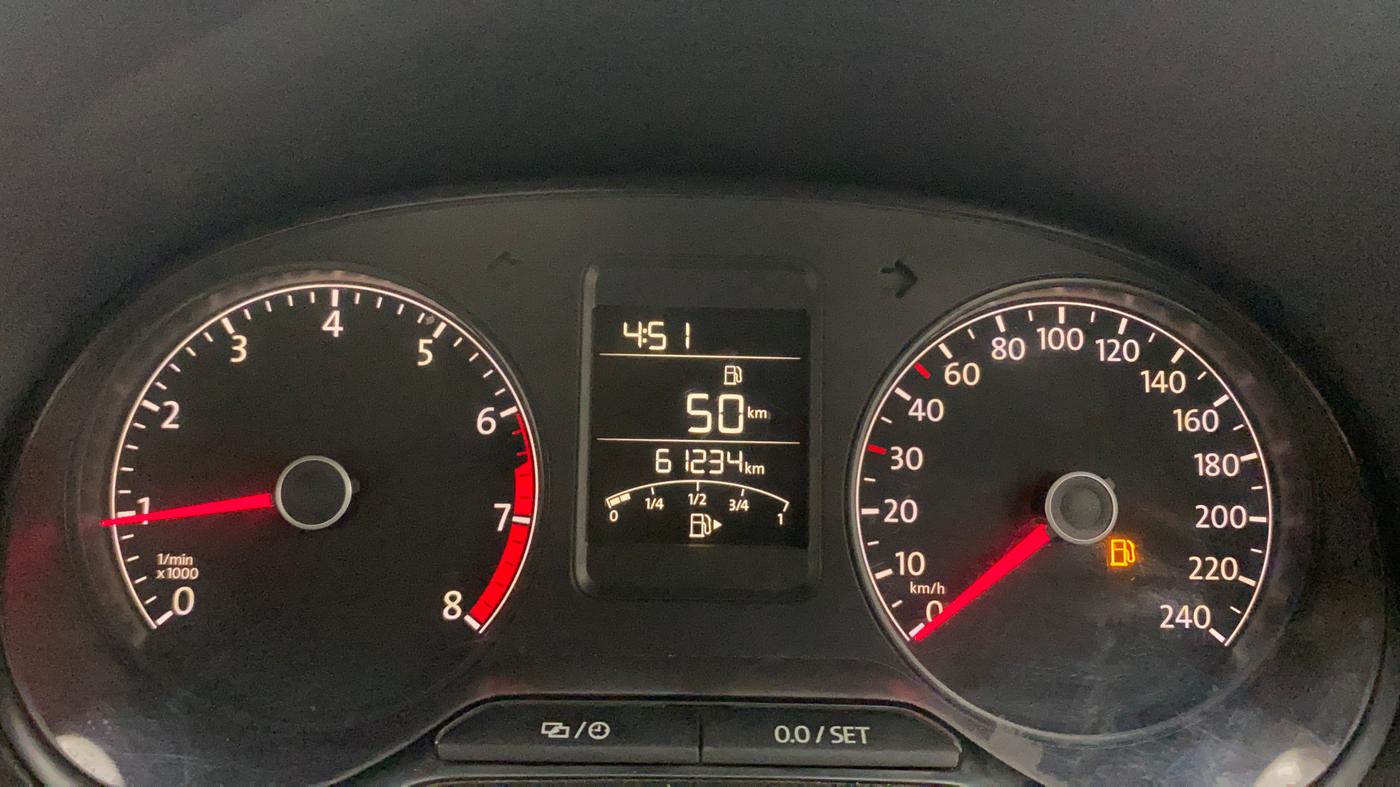 2016 Volkswagen Ameo HIGHLINE1.2L, Petrol, Manual, 61,167 km, Odometer Image