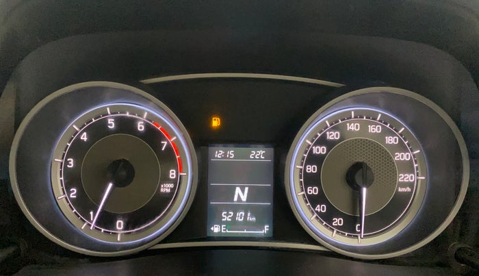 2020 Maruti Dzire VXI AMT, Petrol, Automatic, 52,101 km, Odometer Image