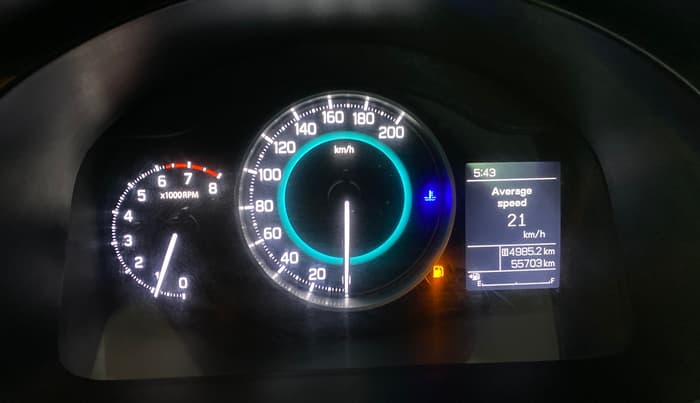 2017 Maruti IGNIS DELTA 1.2, Petrol, Manual, 55,688 km, Odometer Image