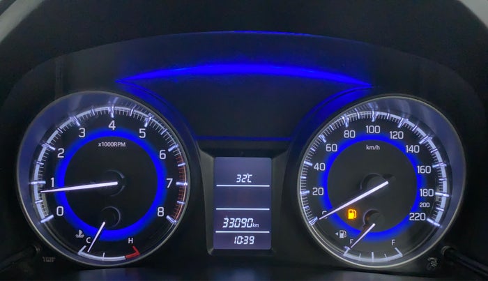 2018 Maruti Baleno DELTA PETROL 1.2, Petrol, Manual, 33,089 km, Odometer Image