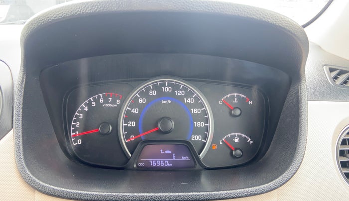 2017 Hyundai Grand i10 SPORTZ (O) 1.2 KAPPA VTVT, Petrol, Manual, 76,949 km, Odometer Image