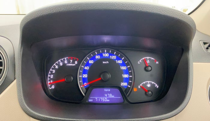 2015 Hyundai Xcent S 1.2, Petrol, Manual, 71,697 km, Odometer Image