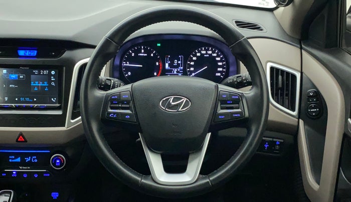 2018 Hyundai Creta SX AT 1.6 DIESEL, Diesel, Automatic, 59,190 km, Steering Wheel Close Up