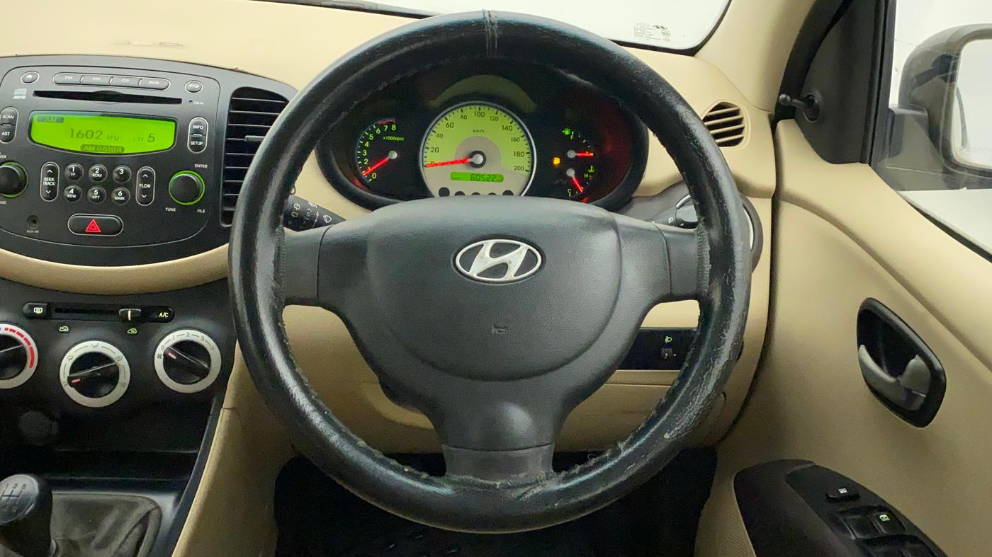2010 Hyundai i10 SPORTZ 1.2, Petrol, Manual, 60,581 km, Steering Wheel Close Up
