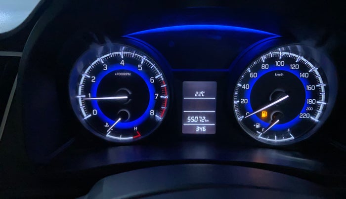 2017 Maruti Baleno DELTA PETROL 1.2, Petrol, Manual, 55,054 km, Odometer Image