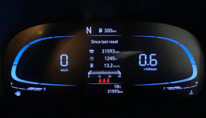 2023 Hyundai EXTER SX(O) 1.2 AMT, Petrol, Automatic, 31,536 km, Odometer Image