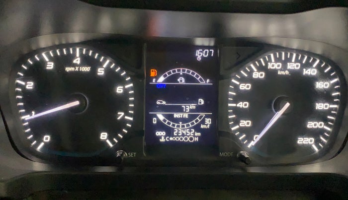 2023 Tata ALTROZ XM PLUS SUNROOF, Petrol, Manual, 23,443 km, Odometer Image