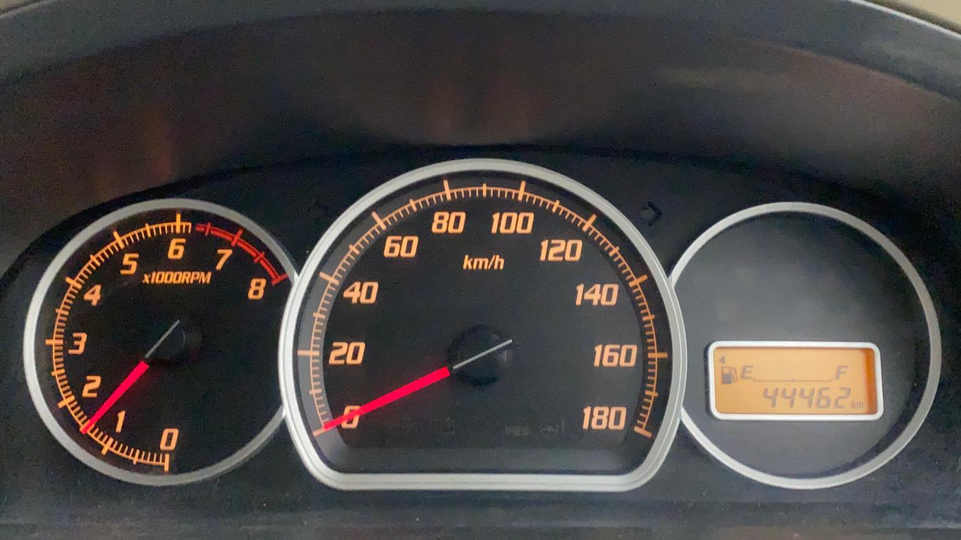 2009 Maruti Zen Estilo VXI, Petrol, Manual, 44,859 km, Odometer Image