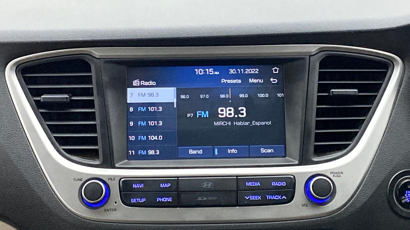 2019 Hyundai Verna 1.6 SX VTVT AT (O), Petrol, Automatic, 45,066 km, Infotainment System