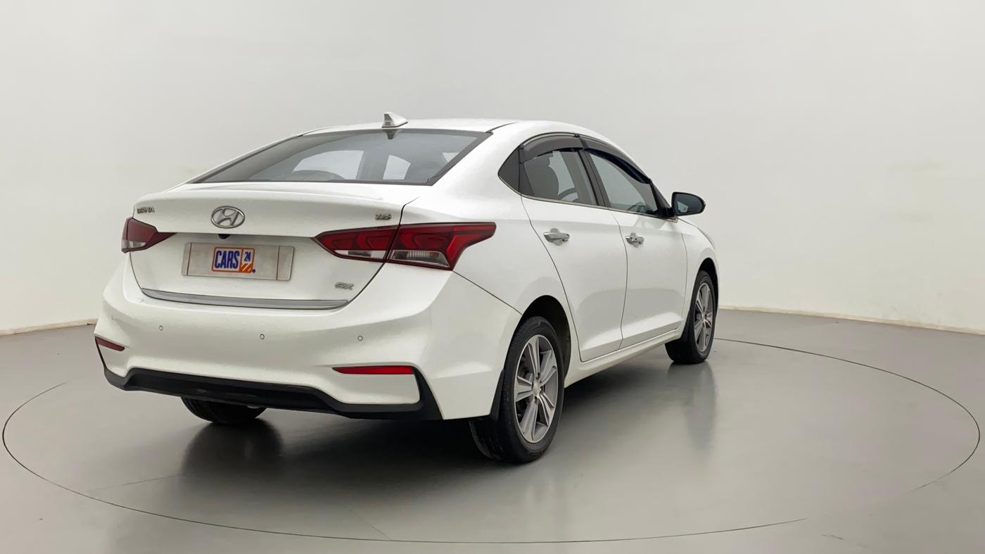 2019 Hyundai Verna 1.6 SX VTVT AT (O), Petrol, Automatic, 45,066 km, Right Back Diagonal