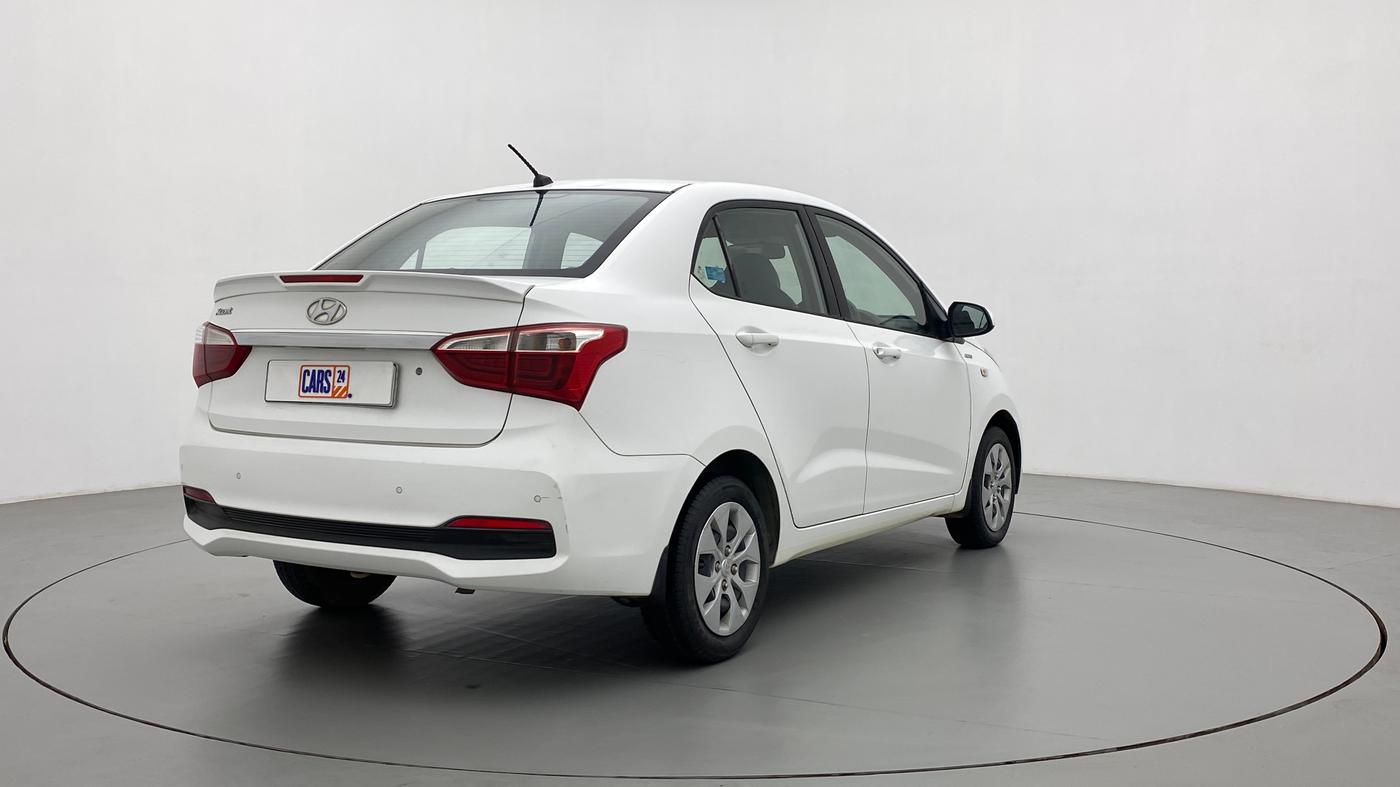 2019 Hyundai Xcent S AT 1.2, Petrol, Automatic, 37,815 km, Right Back Diagonal