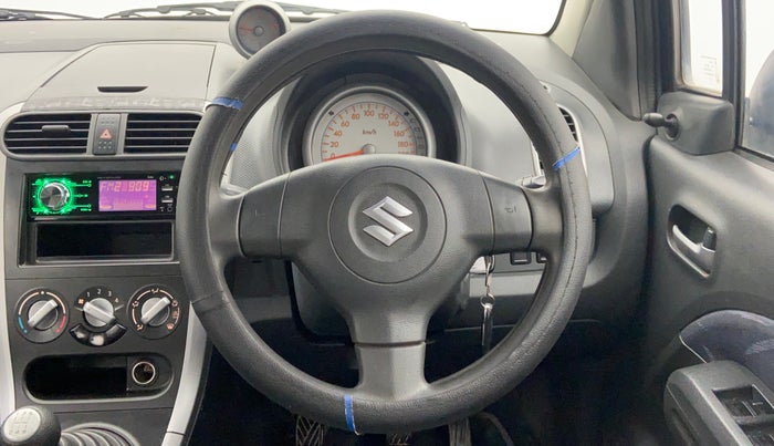 2010 Maruti Ritz VXI ABS, Petrol, Manual, 1,43,381 km, Steering Wheel Close Up