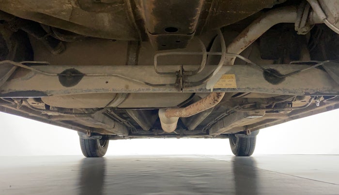 2010 Maruti Ritz VXI ABS, Petrol, Manual, 1,43,381 km, Rear Underbody