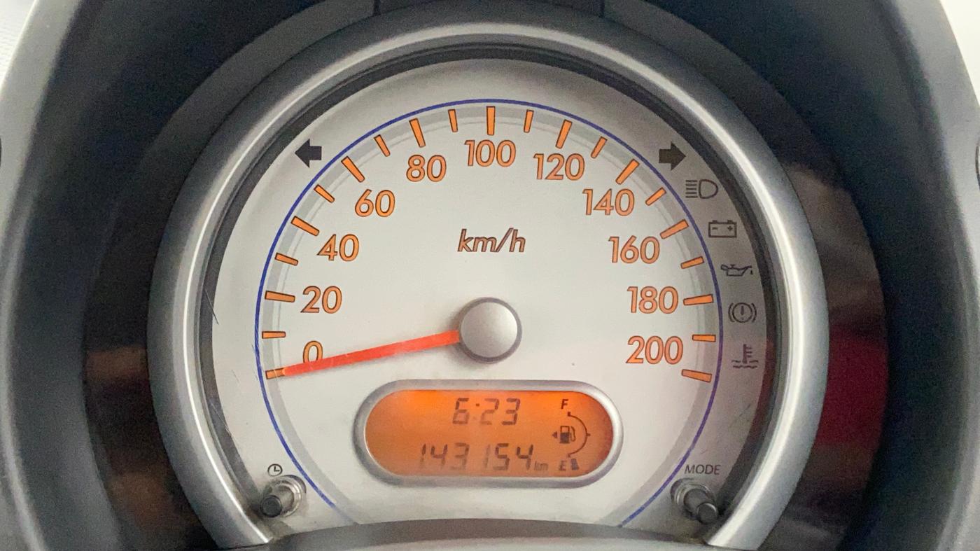 2010 Maruti Ritz VXI ABS, Petrol, Manual, 1,43,381 km, Odometer Image