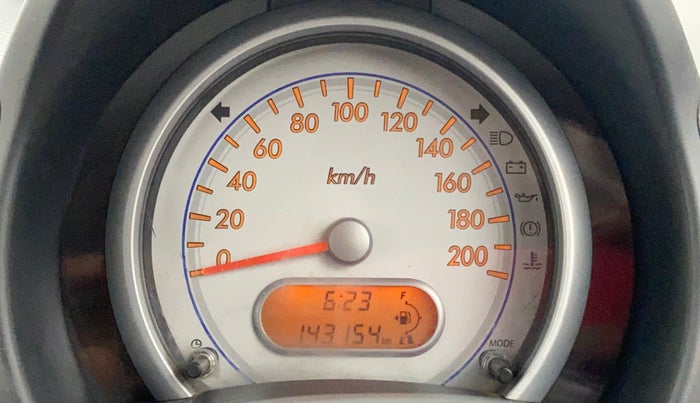 2010 Maruti Ritz VXI ABS, Petrol, Manual, 1,43,381 km, Odometer Image