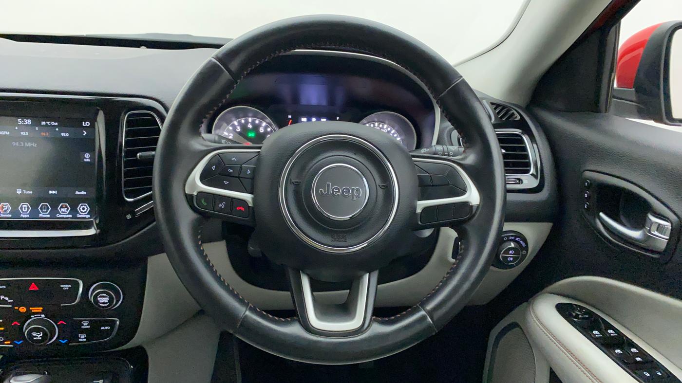 2019 Jeep Compass LIMITED PLUS PETROL AT, Petrol, Automatic, 51,488 km, Steering Wheel Close Up