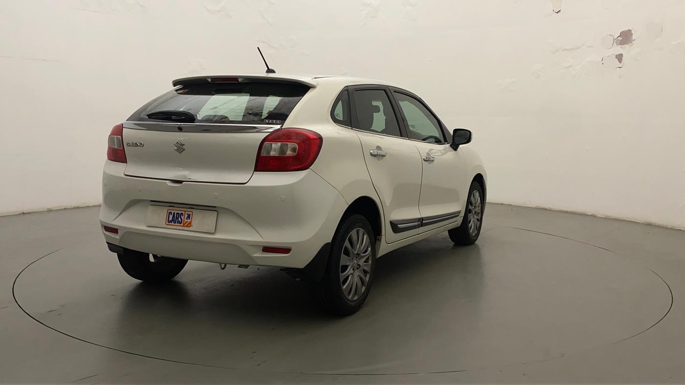 2017 Maruti Baleno ZETA CVT PETROL 1.2, Petrol, Automatic, 77,650 km, Right Back Diagonal