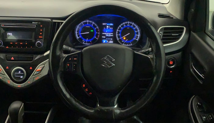 2017 Maruti Baleno ZETA CVT PETROL 1.2, Petrol, Automatic, 77,650 km, Steering Wheel Close Up